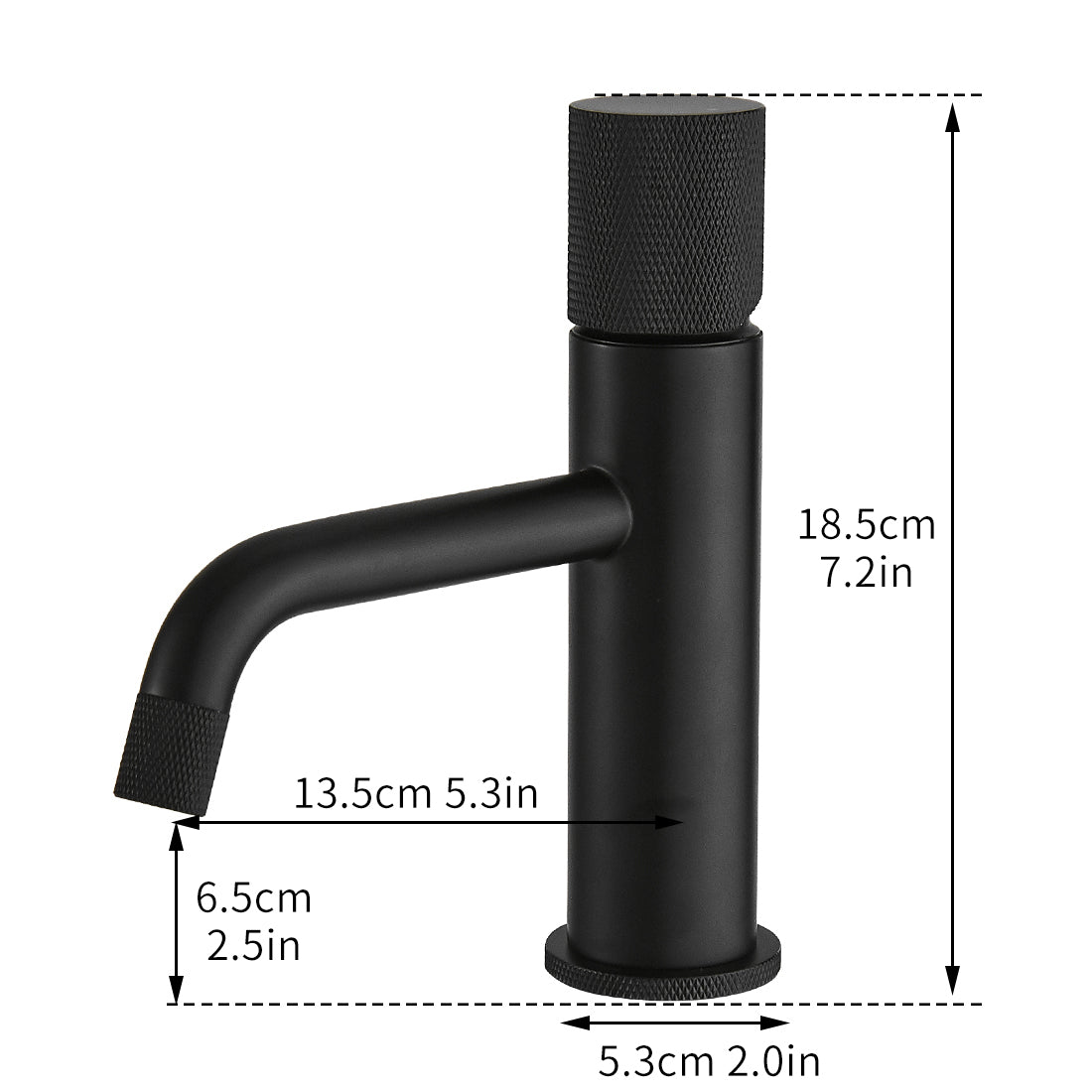 Modern Contemporary Black Bathroom Hot Cold Water Mixer Tap Black Faucet Mixer Basin Faucet